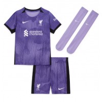 Fotballdrakt Barn Liverpool Diogo Jota #20 Tredjedraktsett 2023-24 Kortermet (+ Korte bukser)